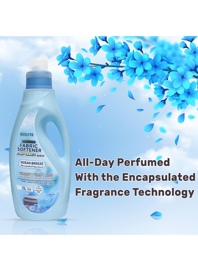 ECOLYTE+ Ocean Breeze Fabric Softener - 2 Liter - Image 5